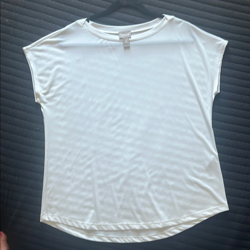 Chico's White Relaxed Oversized Tee